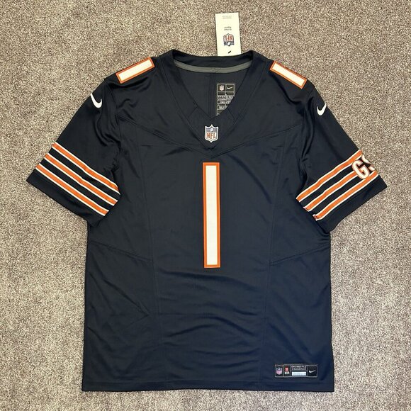 Nike Chicago Bears Football Jersey NFL Fields #1 Men's Size L - Large - NWT $175 - Picture 2 of 16
